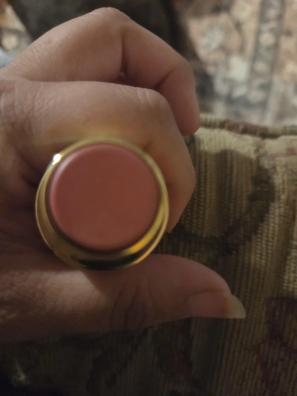 OGEE SCULPTED FACE STICK - ROSE QUARTZ - never been used